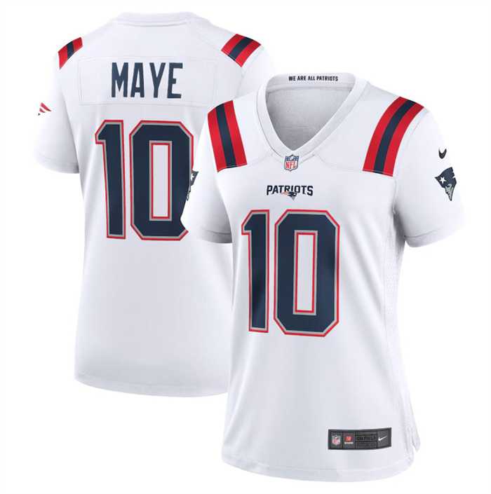 Women's New England Patriots #10 Drake Maye 2024 Draft White Football Stitched Jersey Dzhi,We sell and wholesale Women's New England Patriots #10 Drake Maye 2024 Draft White Football Stitched Jersey Dzhi on line form chian!